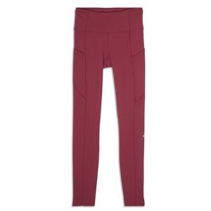 lululemon athletica Maroon High-Rise Pocket Leggings